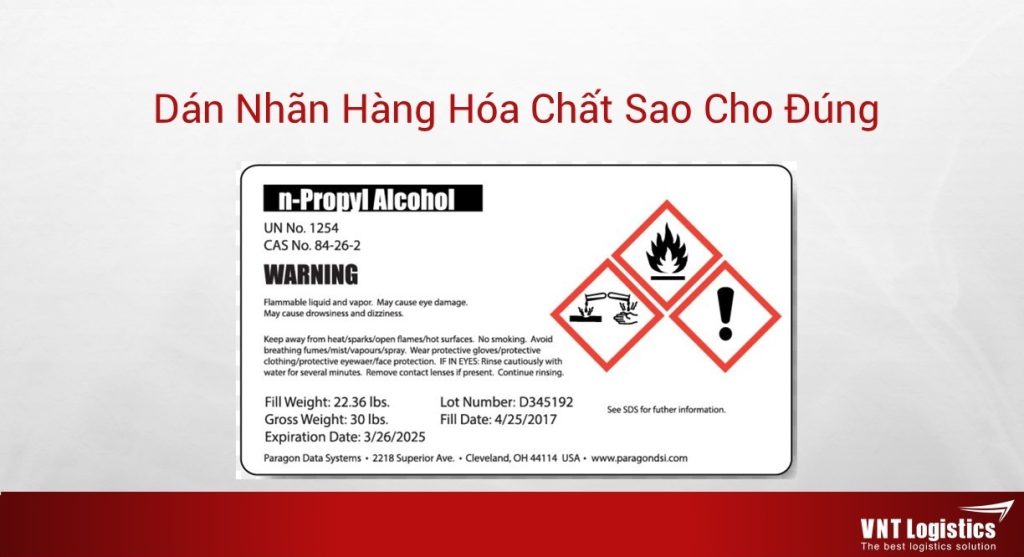 Dán nhãn hàng hóa sao cho đúng